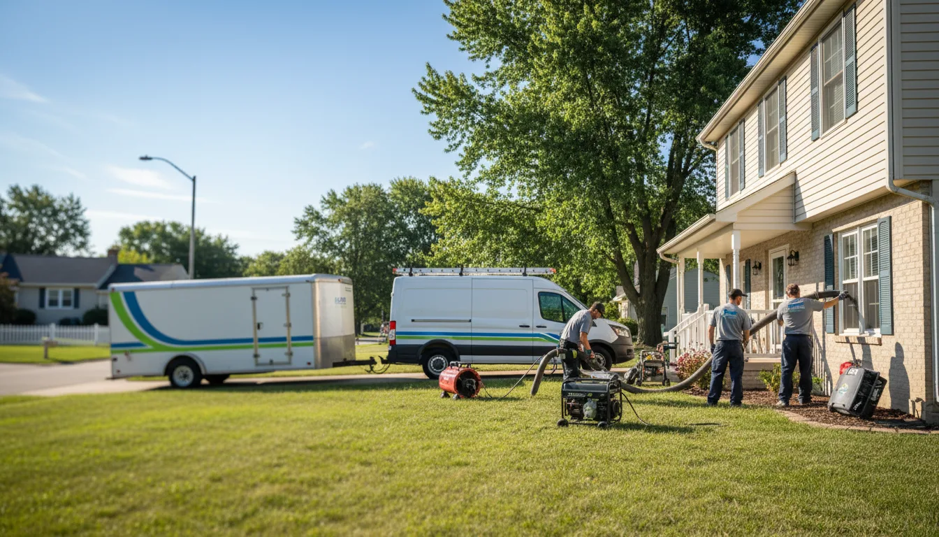 Flooded Basement Restoration And Cleanup With Repair in Saint Henry, OH near me